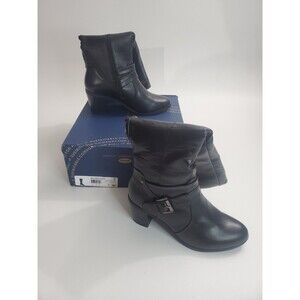 Dr. Scholl's Shoes Womens Brilliance Black Riding Boots 7 Medium (B,M) BHFO 4799